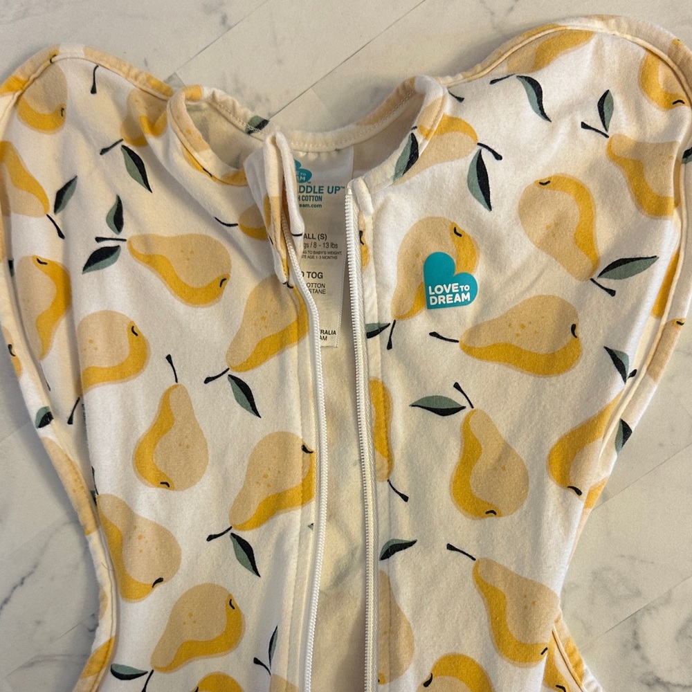 Love to Dream Swaddle with Yellow Pear Design